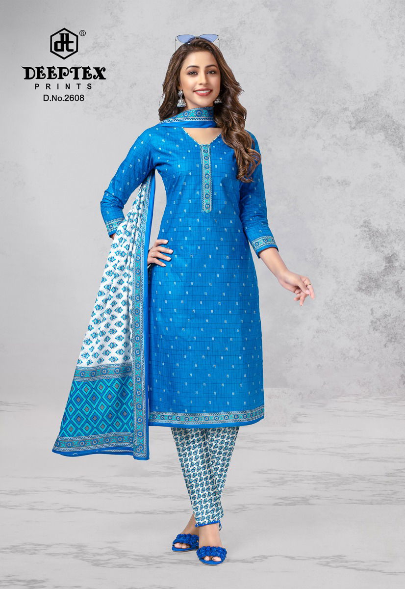 Deeptex Chief Guest Vol 26 Regular Wear Wholesale Printed Cotton Dress Material
